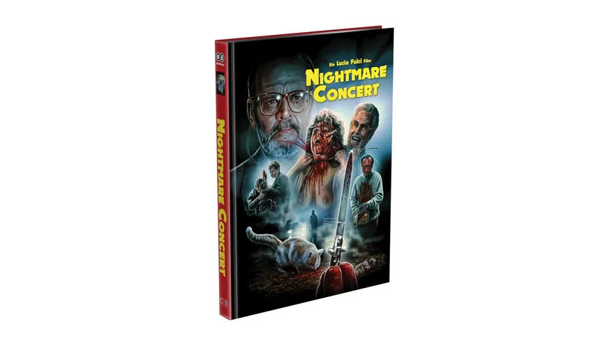 NIGHTMARE CONCERT - 4-Disc Mediabook - Cover A - Limited Edition - Uncut  (Blu-ray + DVD + Bonus-DVD + Soundtrack CD)