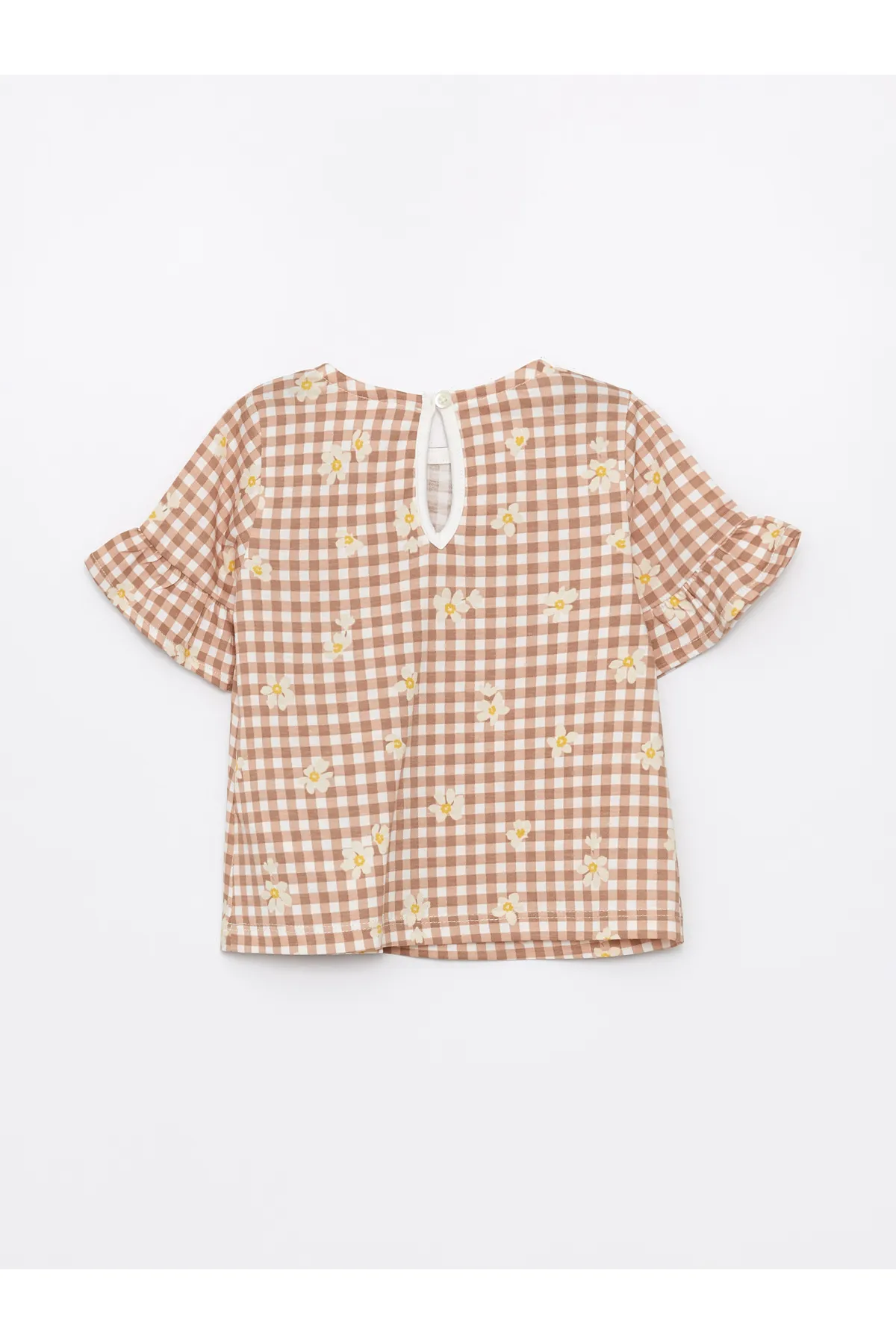 LC Waikiki  2er-Set mit Bluse und Leggings für Babys mit Rundhalsausschnitt und Blumenmuster