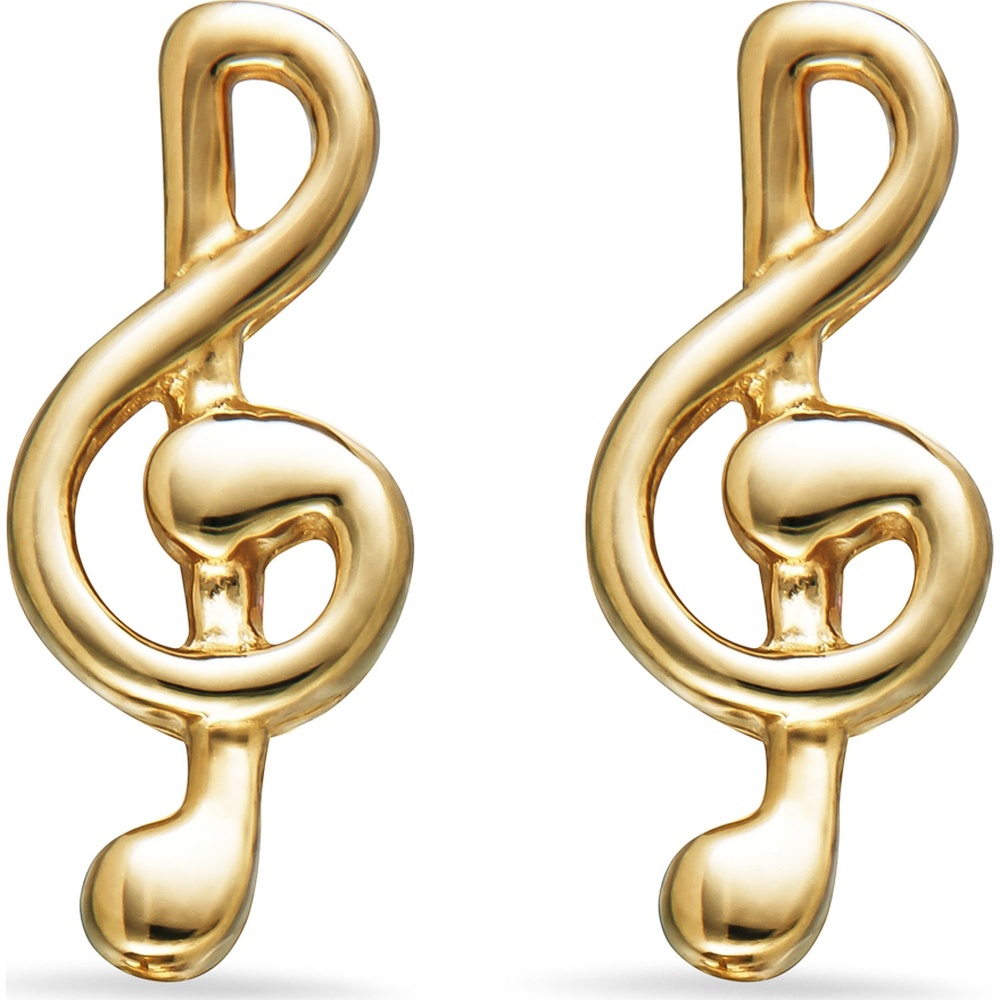 FAVS Boucles d'oreilles à fermoir à poussette 375 Or jaune Boucles d'oreilles