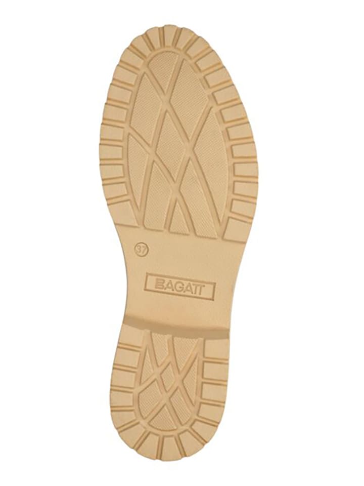 Bagatt Leder-Slipper in Dunkelblau/ Beige günstig kaufen