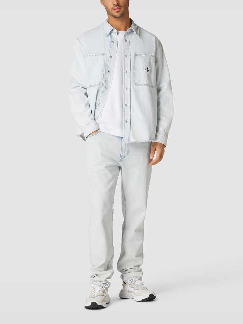 Jeans im 5-Pocket-Design Modell 'DAD JEAN' in hellblau