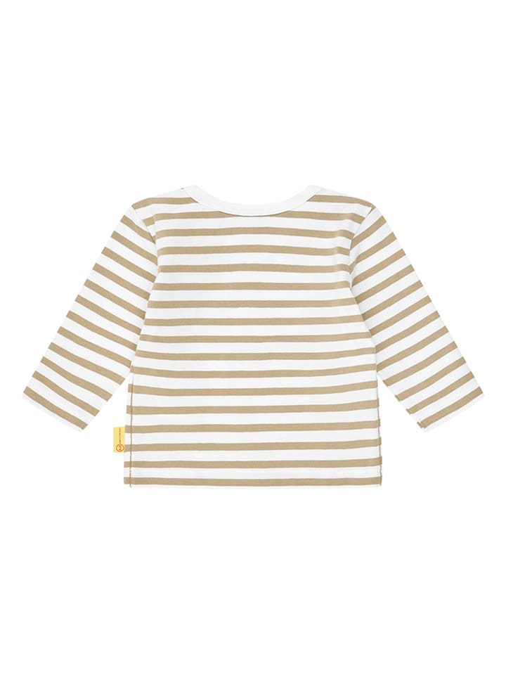 Steiff Longsleeve in Weiß/ Beige günstig kaufen