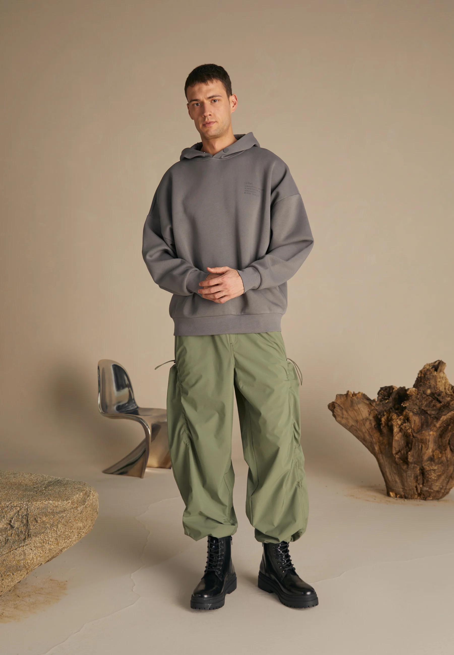 Sudadera con capucha extragrande Zign Studio