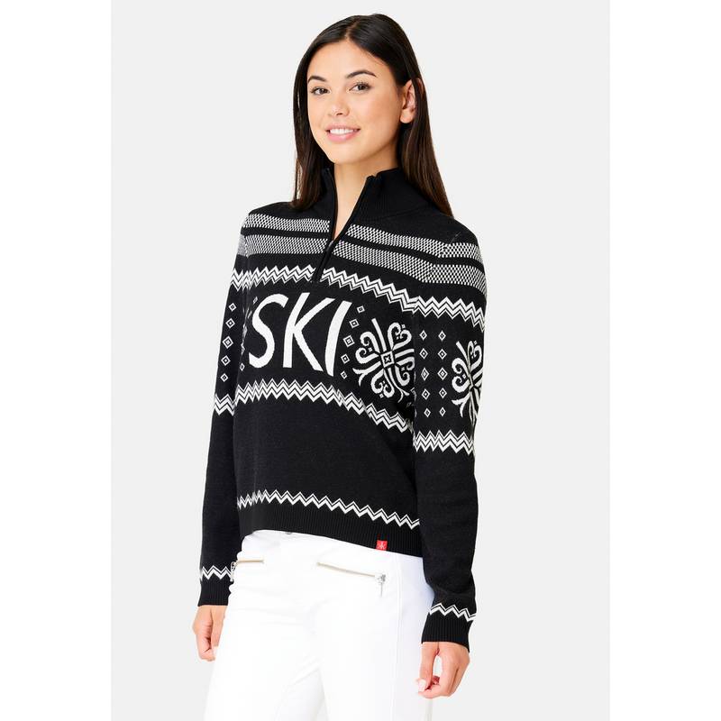 Krimson Klover Heidi Zip Neck Layerlangarmshirt Damen