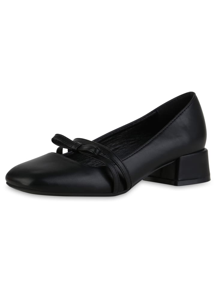 VAN HILL Riemchenballerinas Eleanor in Schwarz günstig kaufen