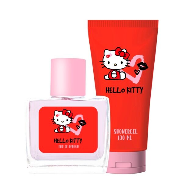 Conjunto de Presente Hello Kitty Kisses