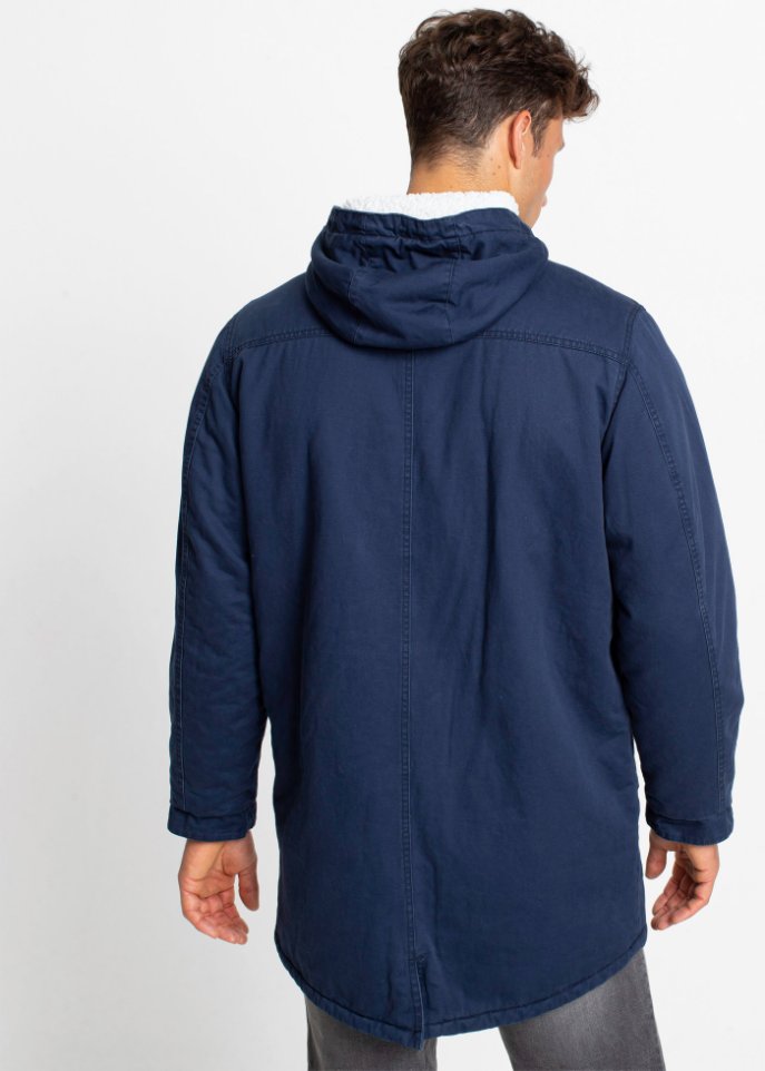 Parka mit Fellimitat-Futter