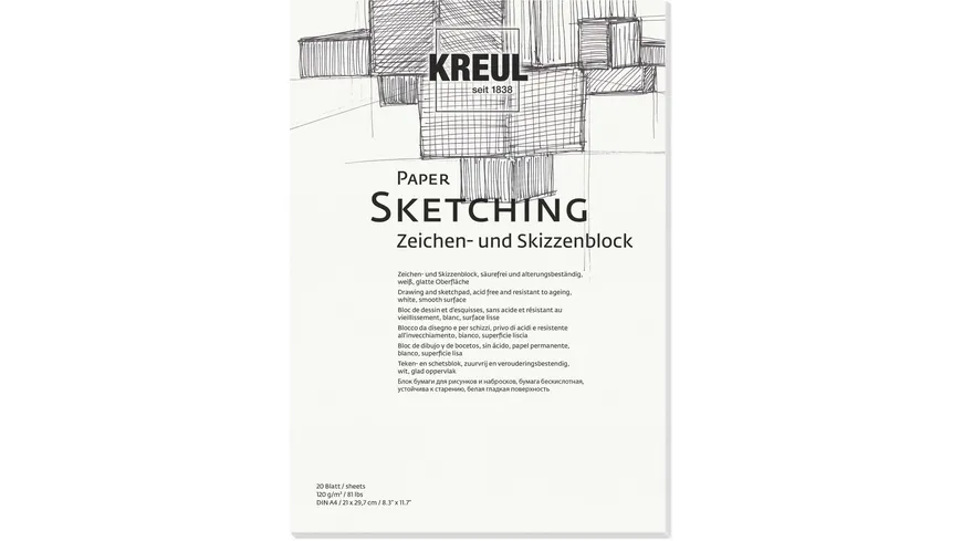 KREUL Künstlerblock Paper Sketching DIN A5