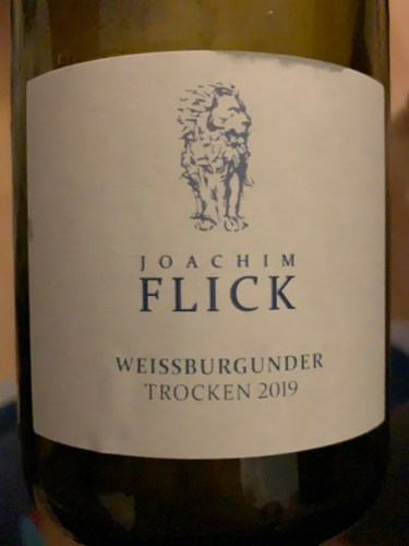 Joachim FlickWeisser Burgunder Trocken 2020