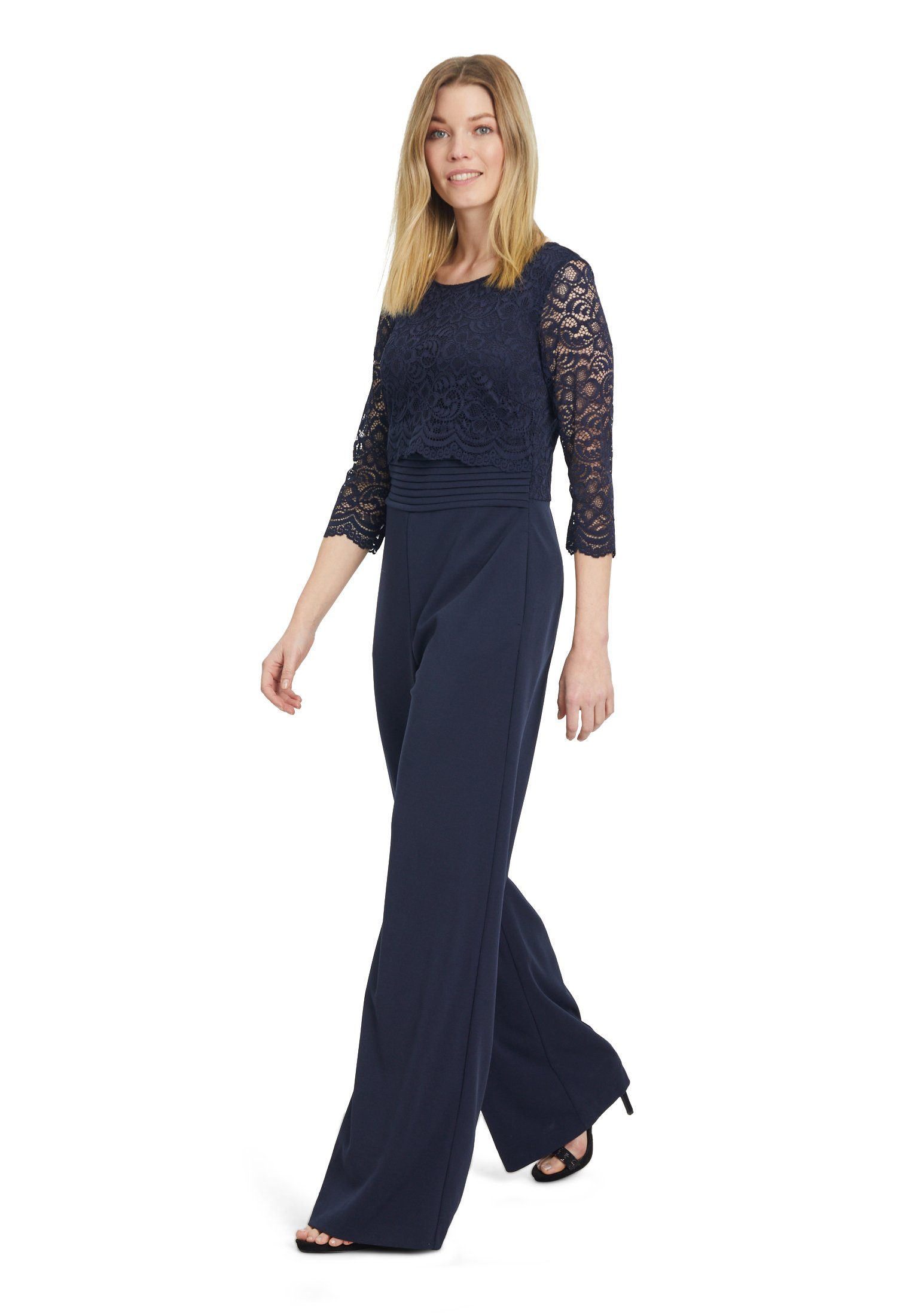 Vera Mont Jumpsuit mit Spitze (1-tlg) Spitze