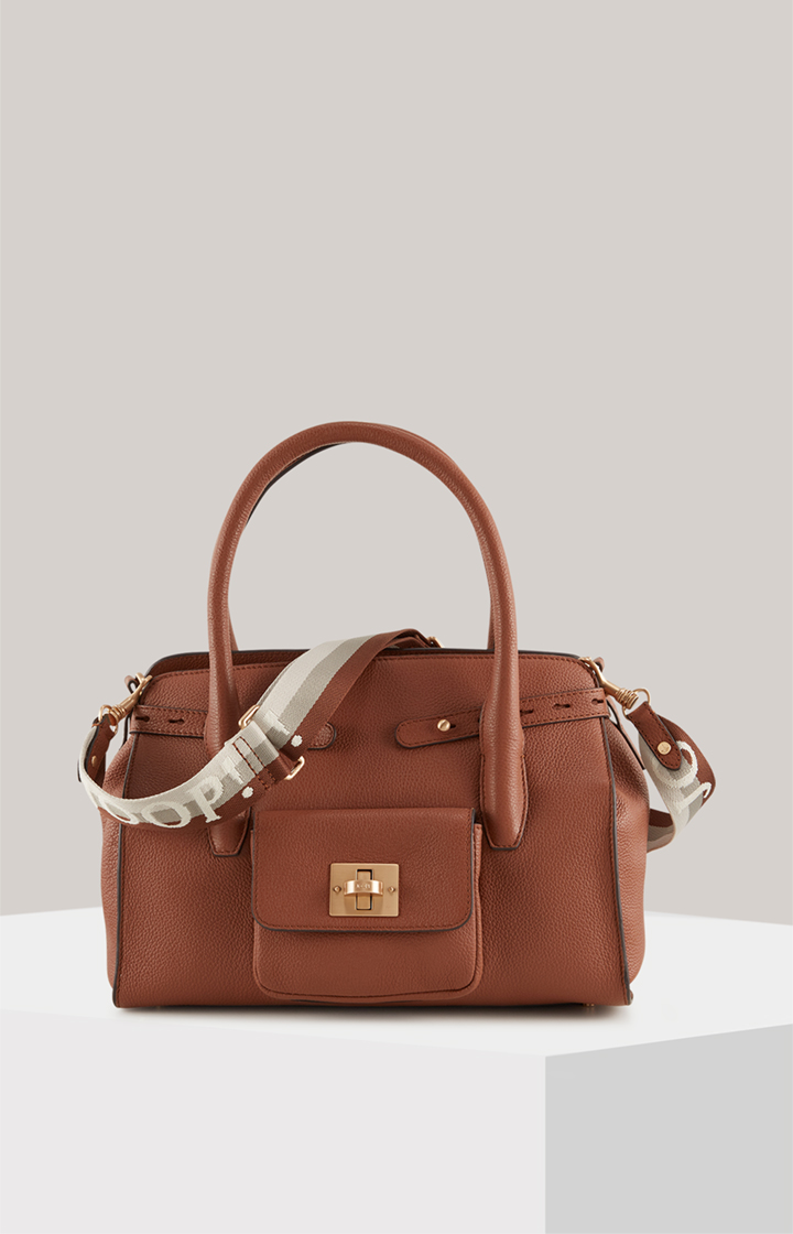 Handtasche Carino Giulia in Cognac