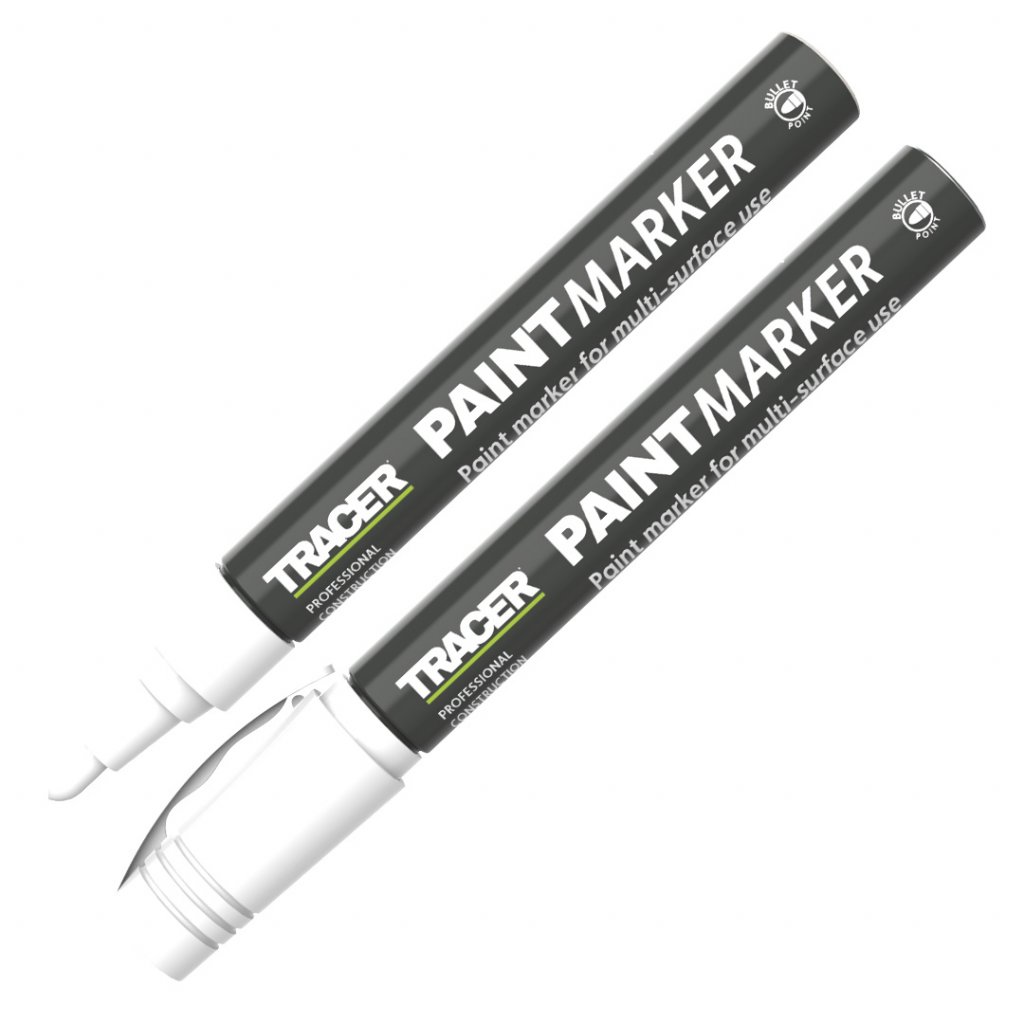 Marker cu vopsea Tracer APTM2 Alb