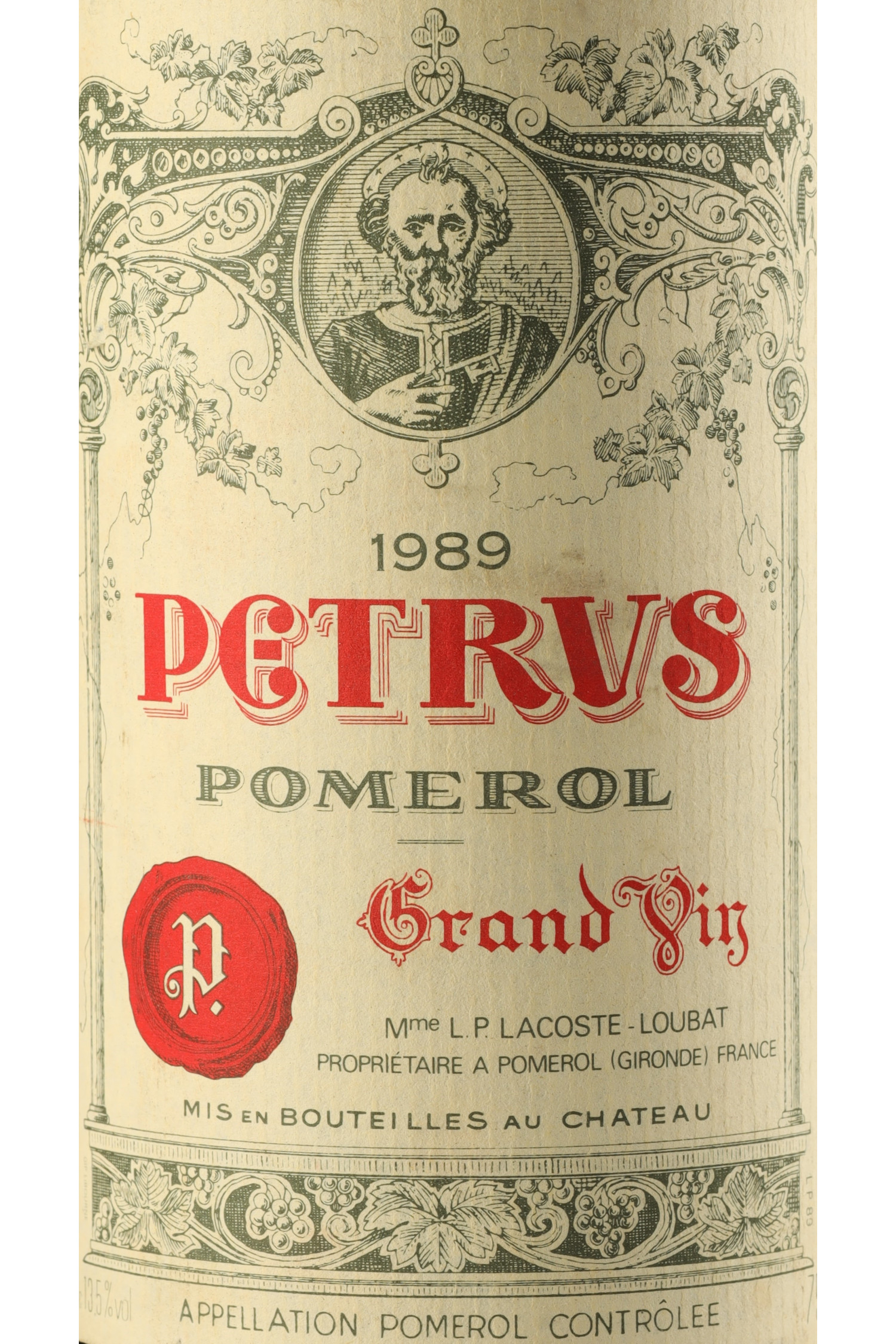 Petrus 1989, Pomerol