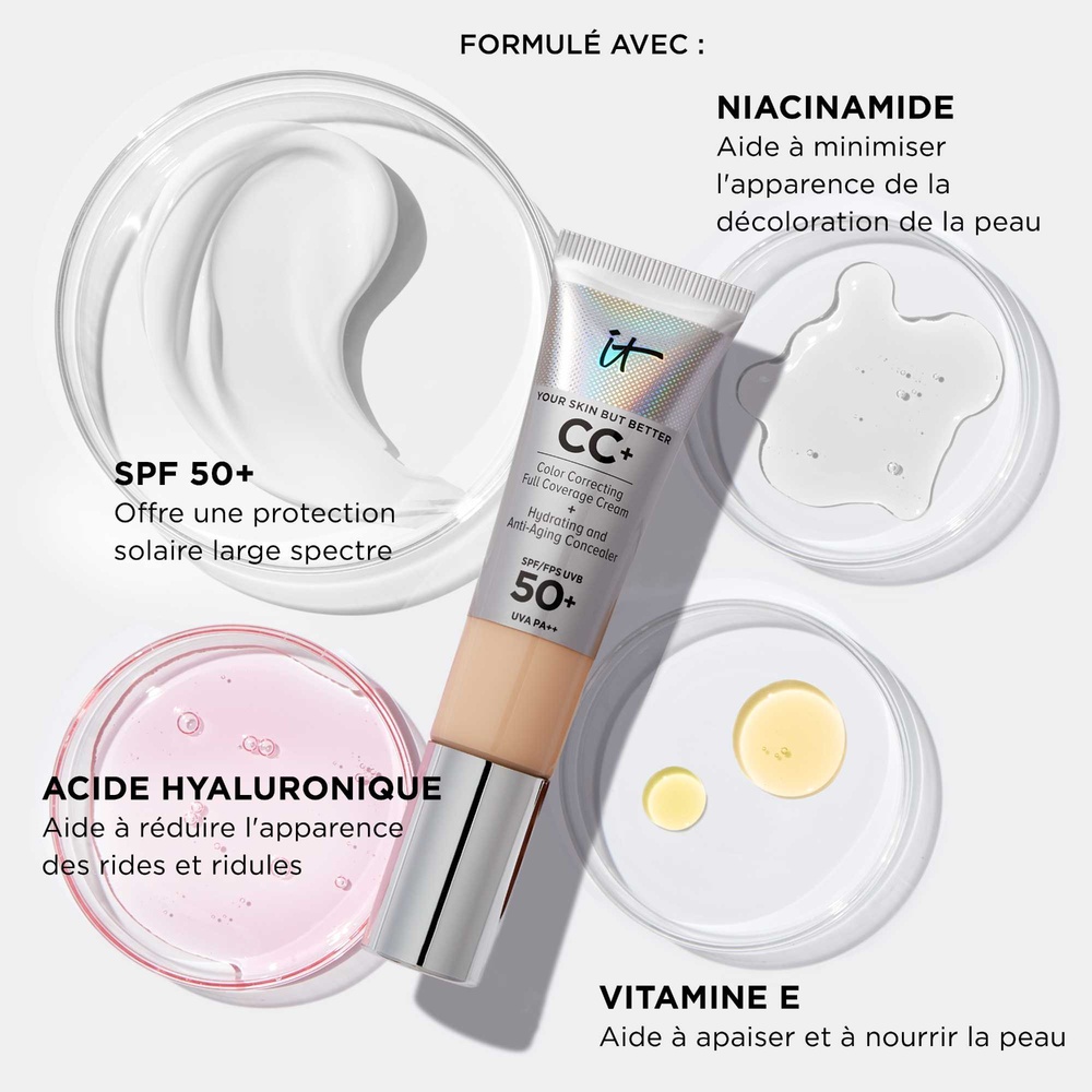 It Cosmetics Your Skin But Better CC Crème Correctrice Haute Couvrance
