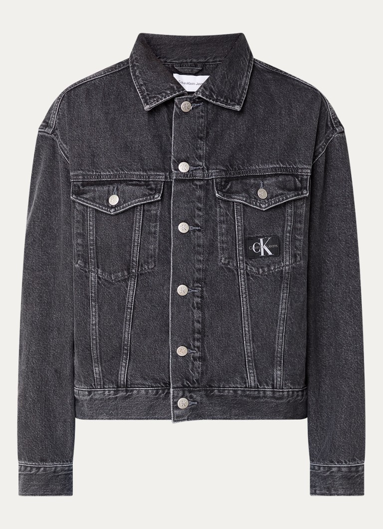 Calvin Klein Denim jacket with logo and chest pockets