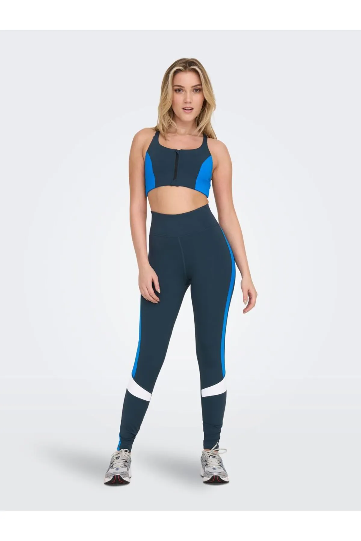 Only Play  Sport-Leggings - Blau - Mittlerer Bund