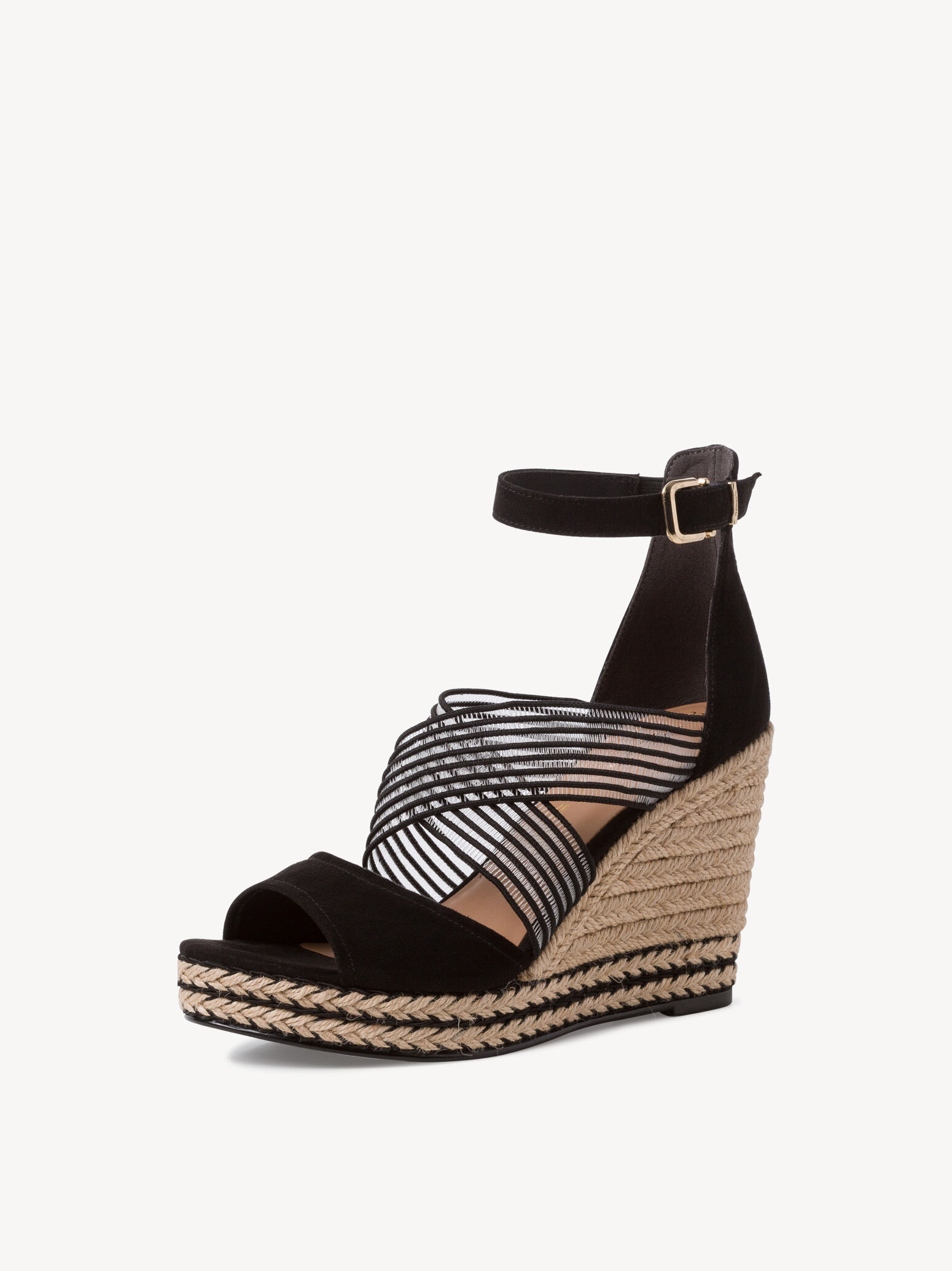 Sandale à talon - noir