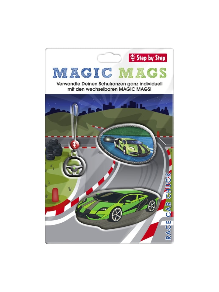 Step by Step Ranzen-Zubehör-Set MAGIC MAGS in Race Car Chuck günstig kaufen onesize