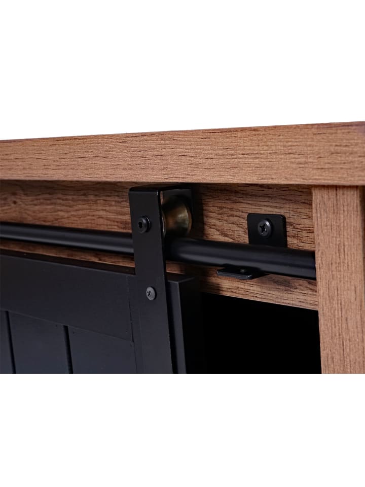MCW Couchtisch K75 mit Schiebetüre und 6 Staufächer, Braun günstig kaufen onesize
