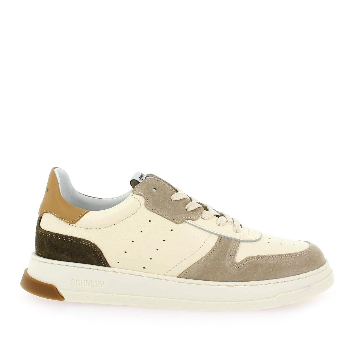 Schmoove  ORDER SNEAKER H22 - Écru Kaki