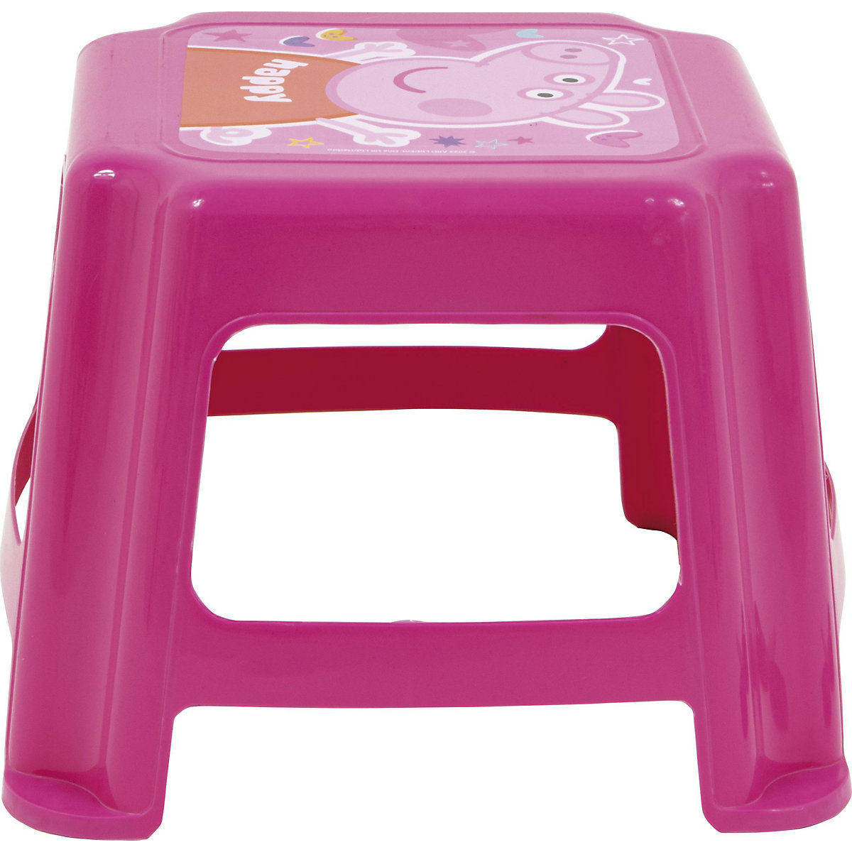 Kinder Hocker aus Kunststoff, Peppa Pig, 27 x 27 x 21 cm