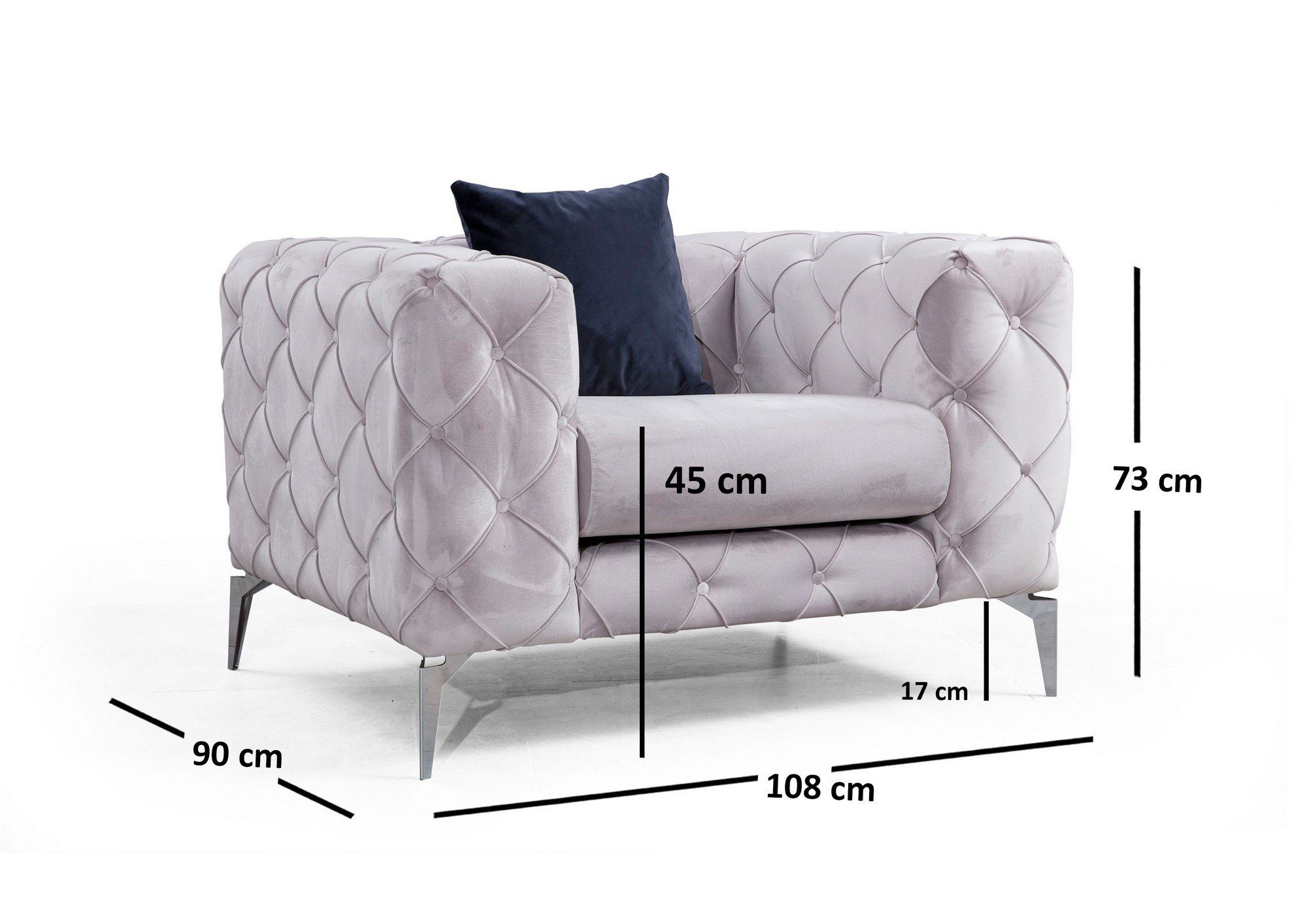 Skye Decor Bistrostuhl HLN1502 Size:45 cm x 45 cm