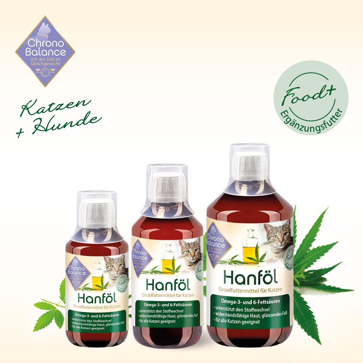 ChronoBalance Ergänzungsfutter & Aufzucht ChronoBalance Hanföl 500 ml