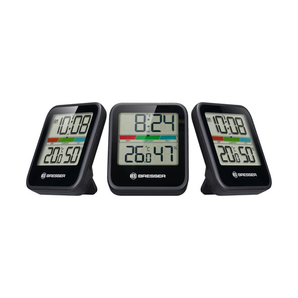 Thermo-/Hygrometer DCF Climate Monitor, 3er Set