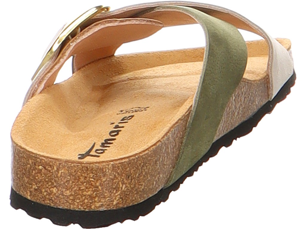 TAMARIS Komfort Sandalen beige Da.-Pantolette