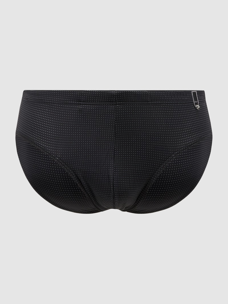 Slip aus Mikrofaser in schwarz