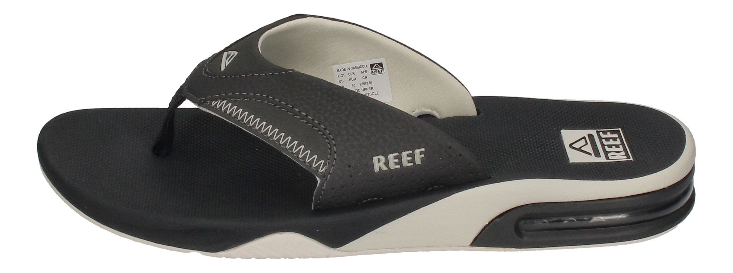 Reef Fanning Zehentrenner Raven White