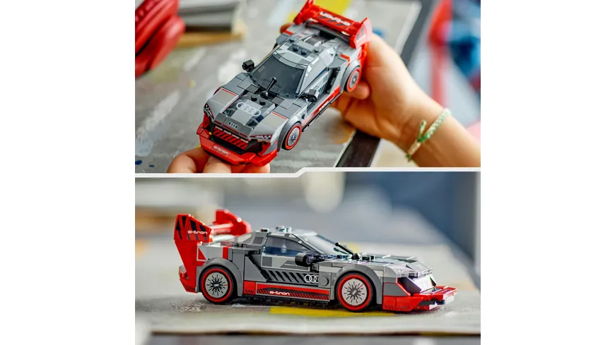 LEGO Speed Champions 76921 Audi S1 e-tron quattro Rennwagen Spielzeug-Auto