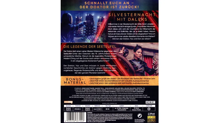 Doctor Who - Silvesternacht mit Daleks / Die Legende der Seeteufel