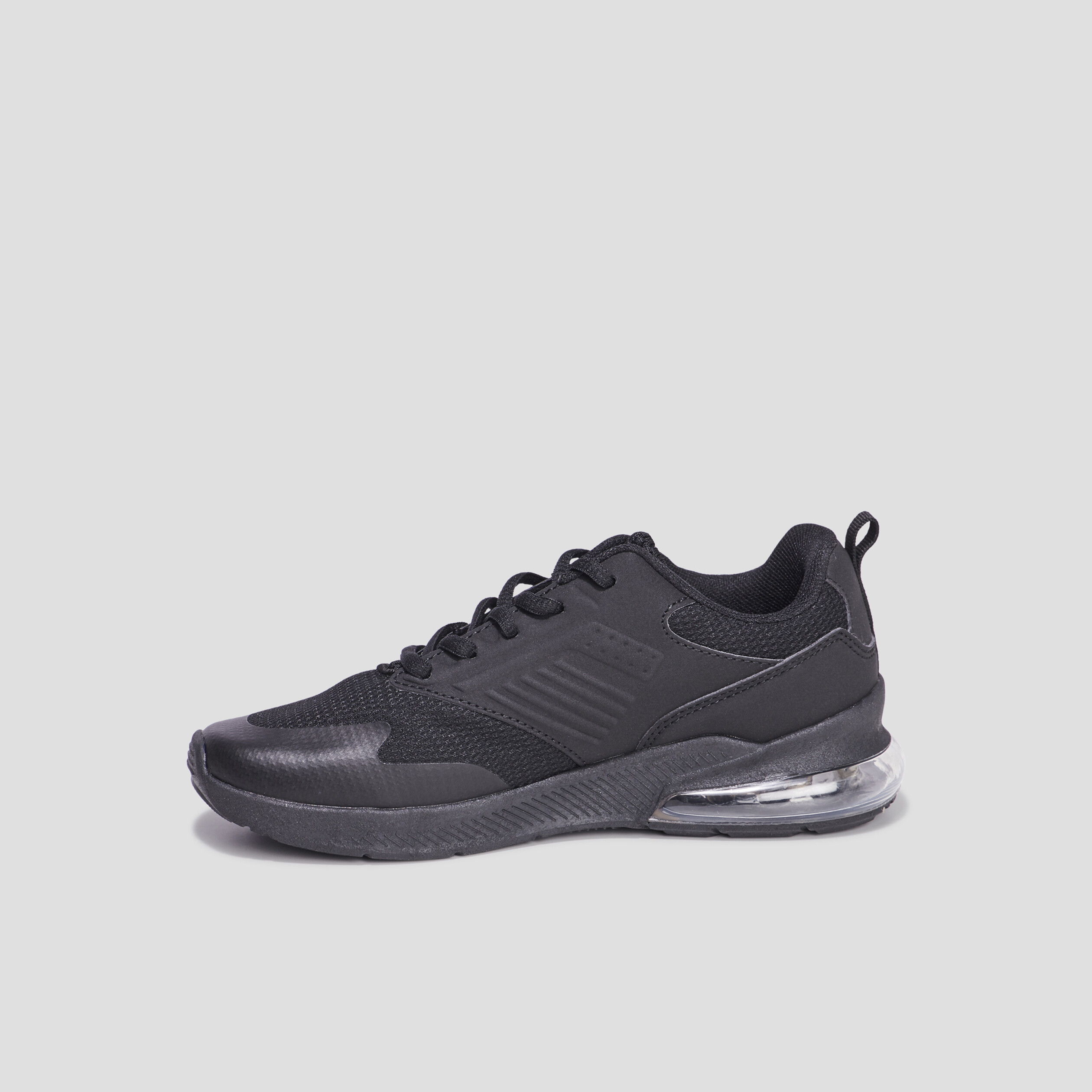 Baskets running à lacets Kappa Myagi noir garçon | La Halle