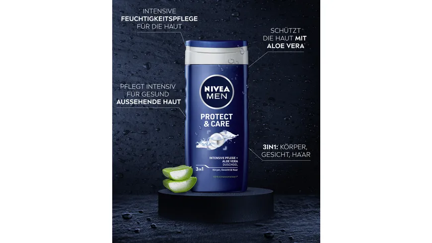 NIVEA MEN Duschgel Protect & Care 3 in 1 250 ml