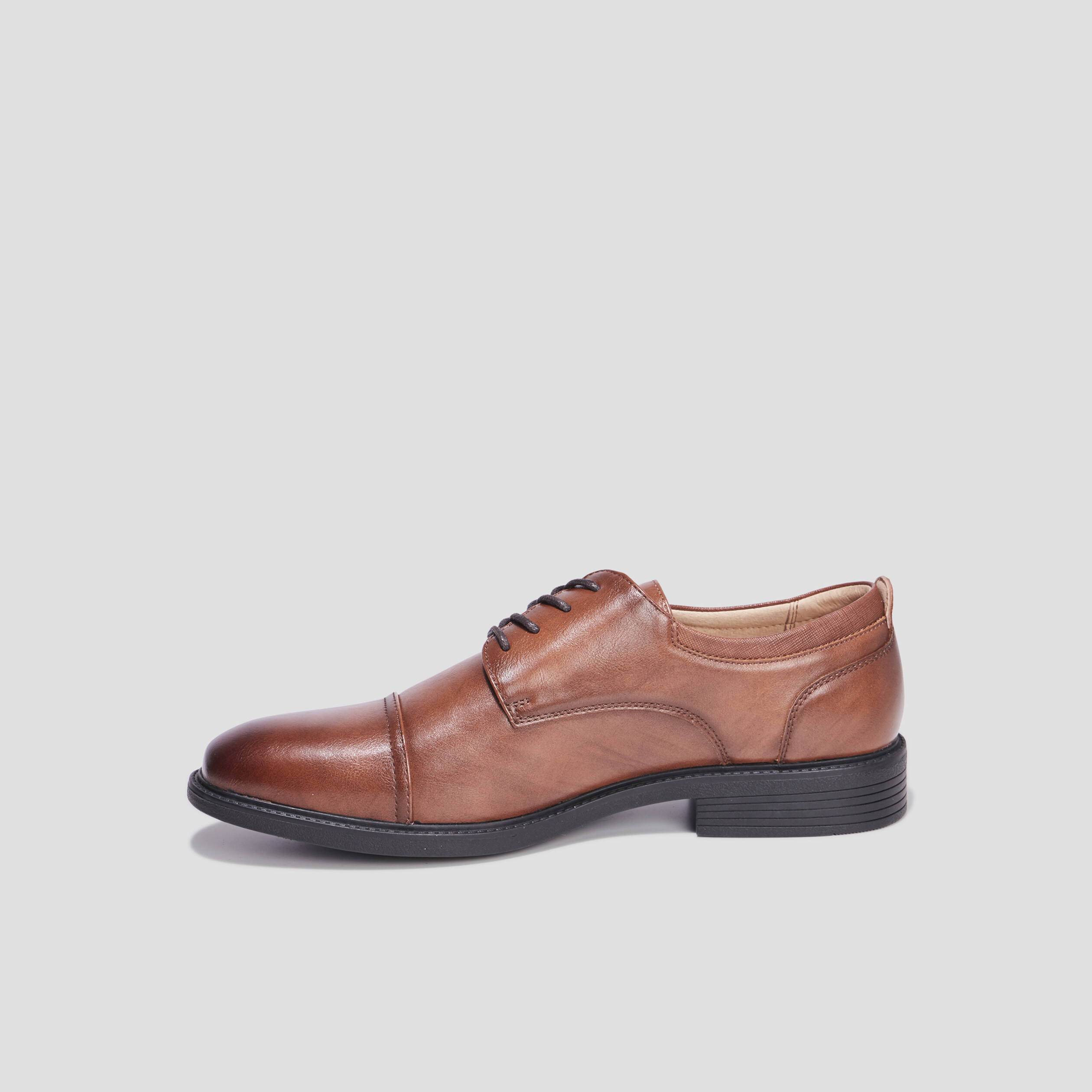 Derbies lacées marron homme | La Halle