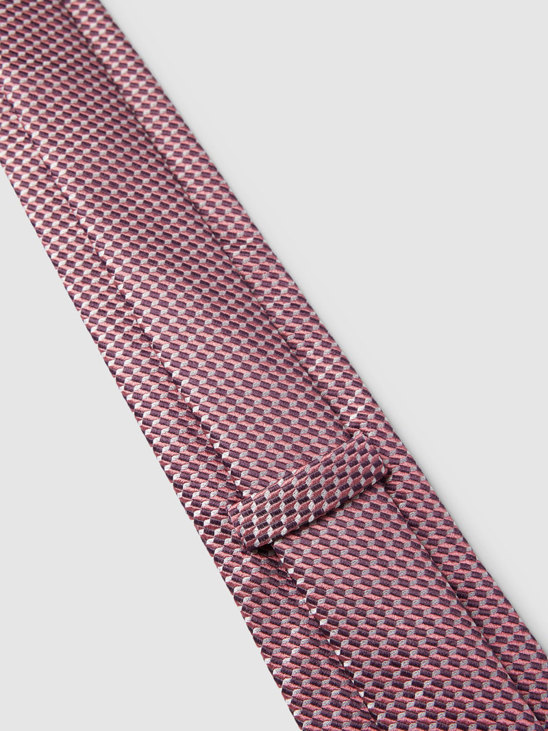Krawatte mit Allover-Muster Modell 'Tie' in rosa