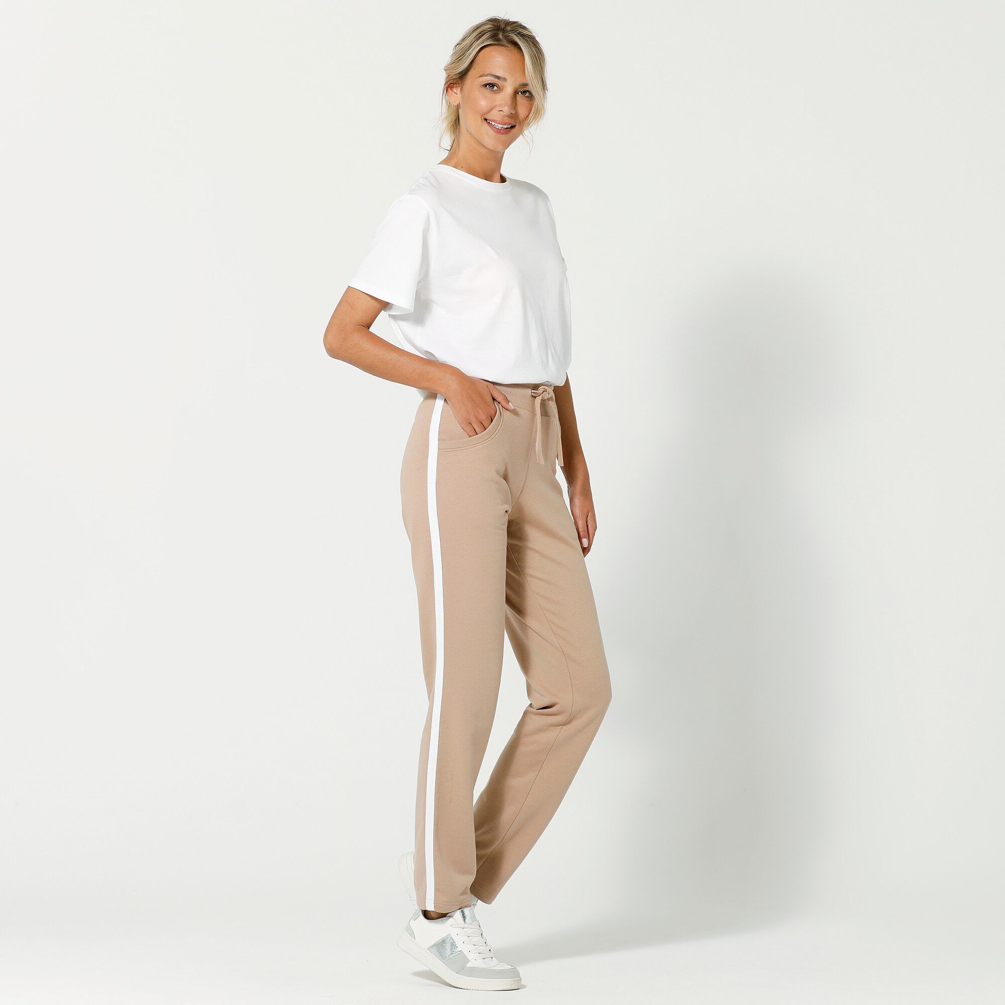 Pantalon jogging bicolore