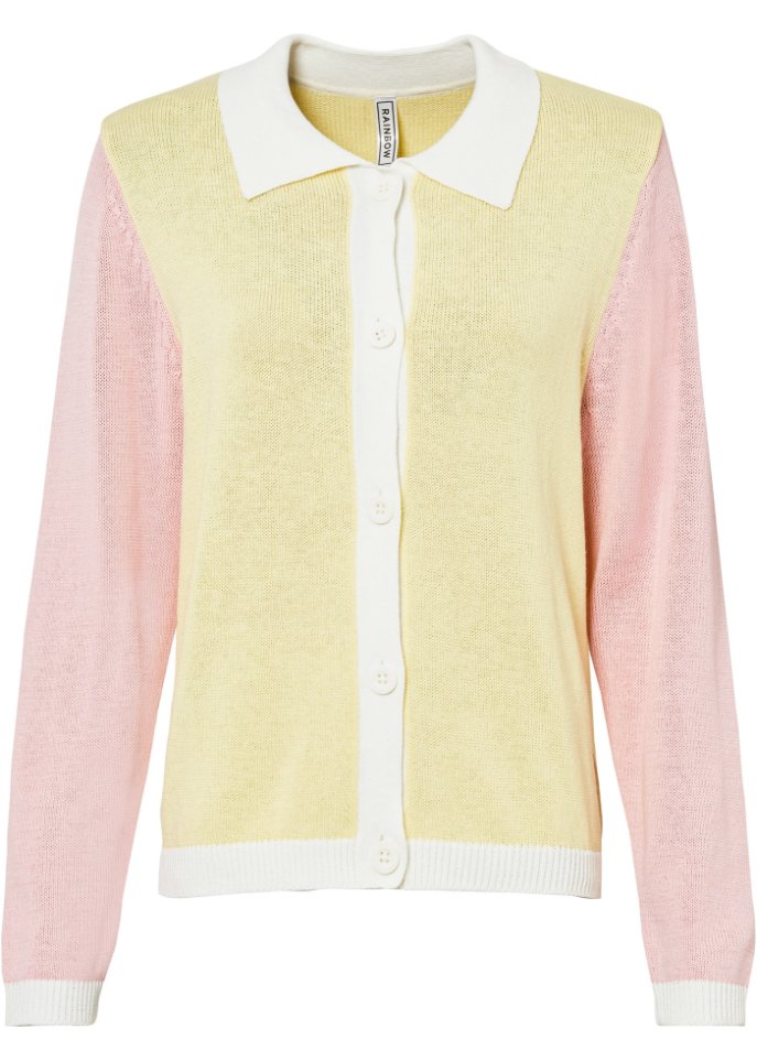 Strickjacke mit Colorblocking