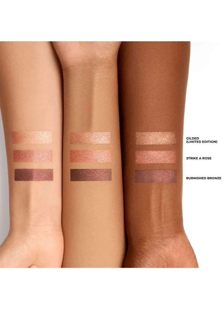 Fard de pleoape Laura Mercier, trio de farduri de pleoape Enchanting Shimmers Caviar - Ediție limitată