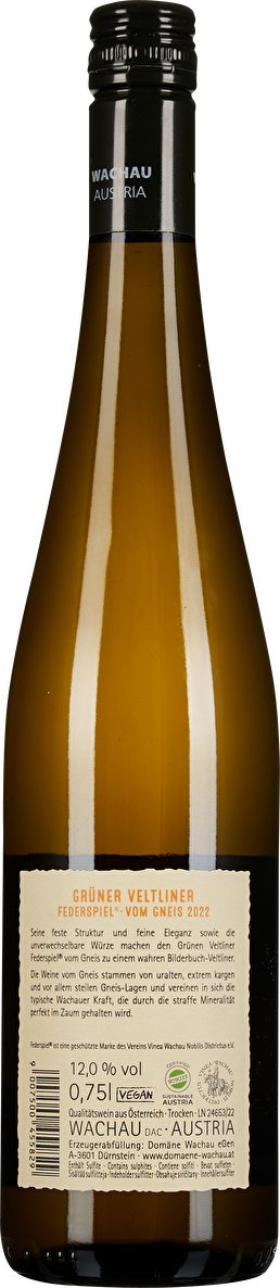 Domäne Wachau Grüner Veltliner vom Gneis Federspiel 2022