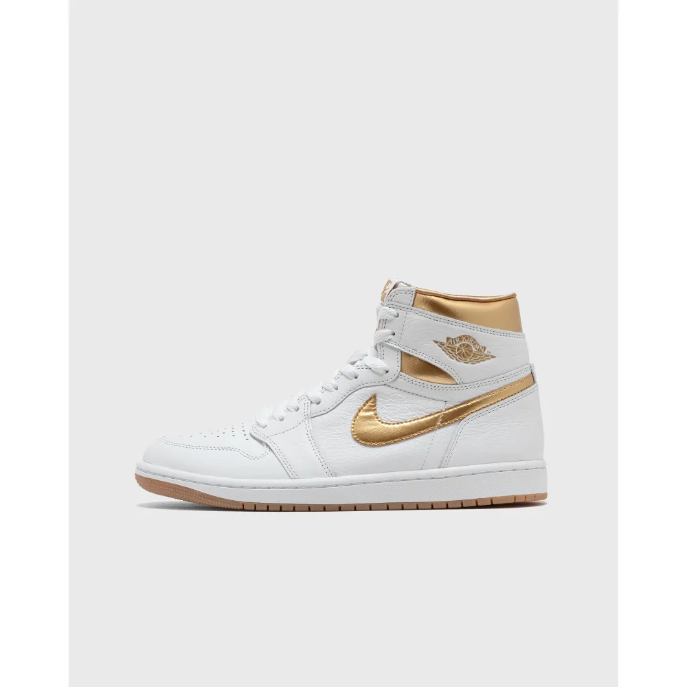 NIKE JORDAN 1 OG WMNS Metallic Gold FD2596-107 / weiss
