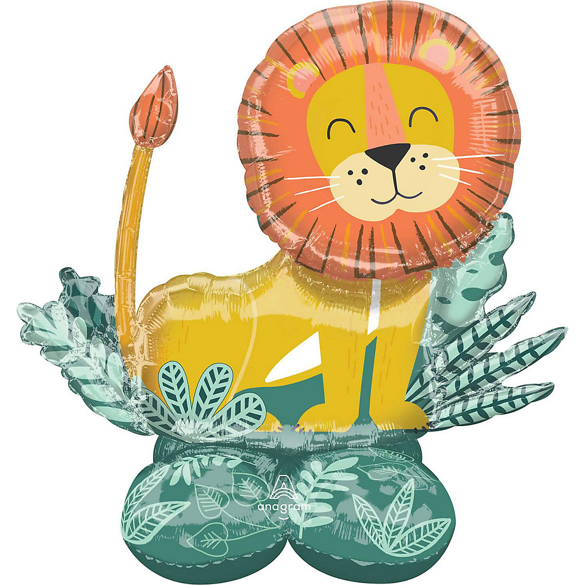 AirLoonz Folienballon Lion, 114 x 109 cm