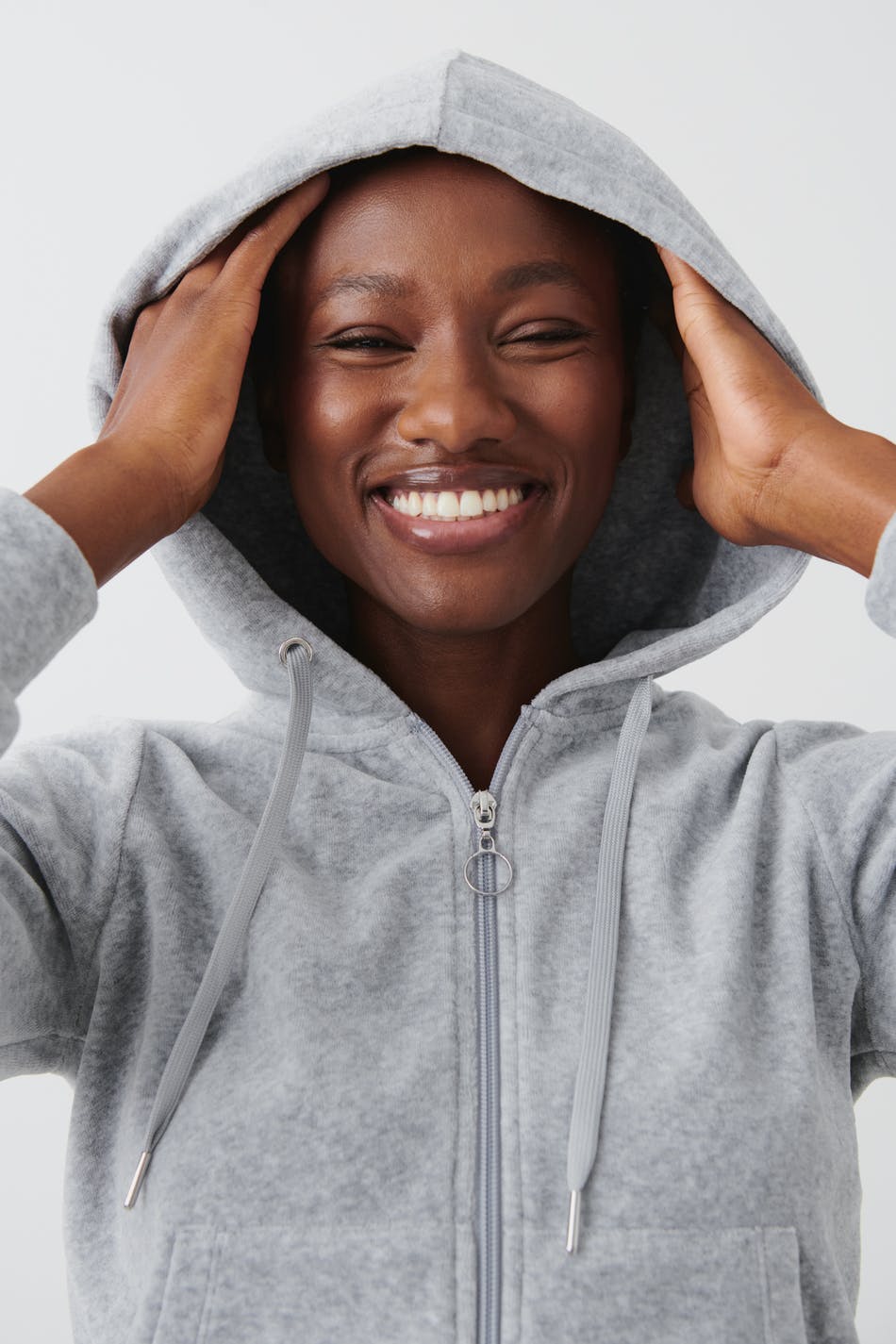 Velour hoodie