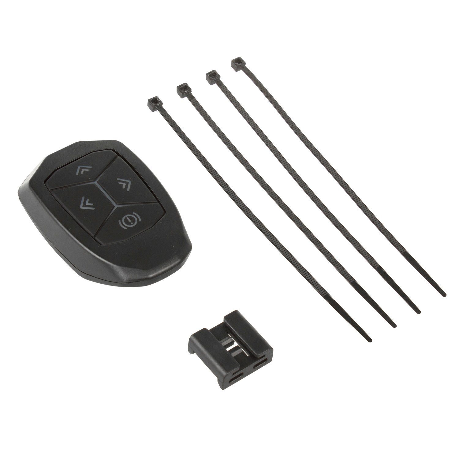 Maclean Warnweste MCE420 LED-Blinker, inkl. Fernbedienung, USB, Signalisiert Fahrtrichtung [Pfeile] + Stopwarnung [!]