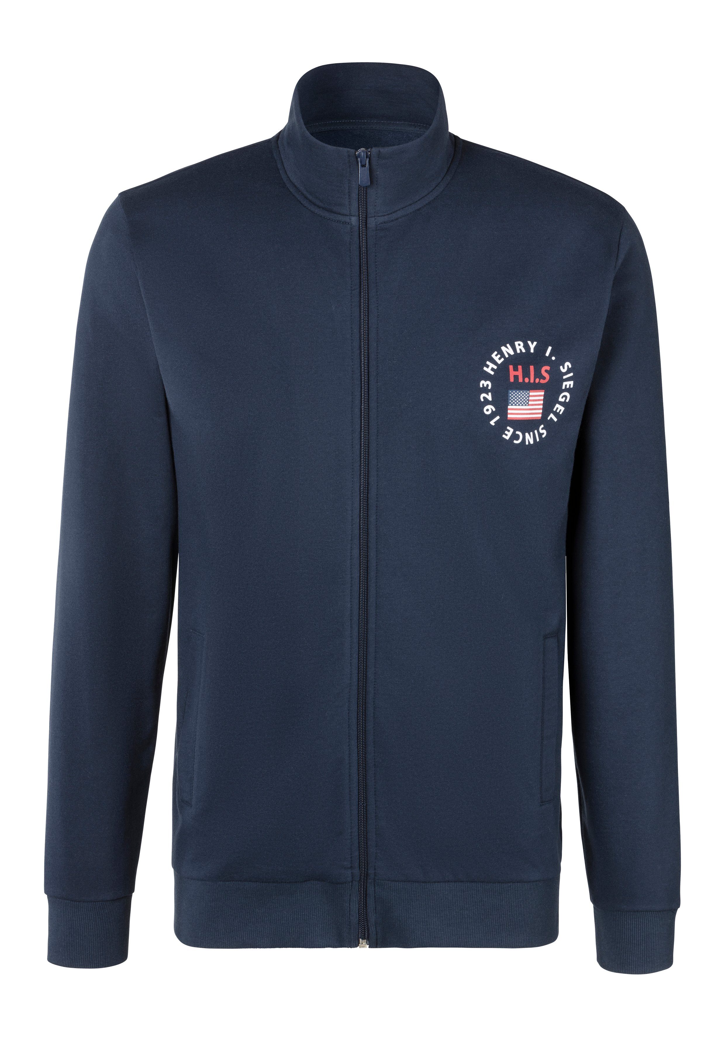 H.I.S Sweatjacke mit Stehkragen