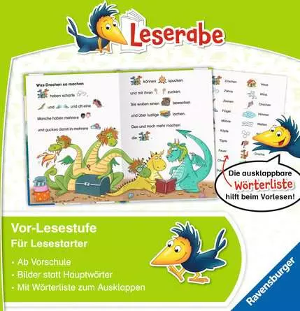 Leserabe - Vor-Lesestufe: Drachengeschichten