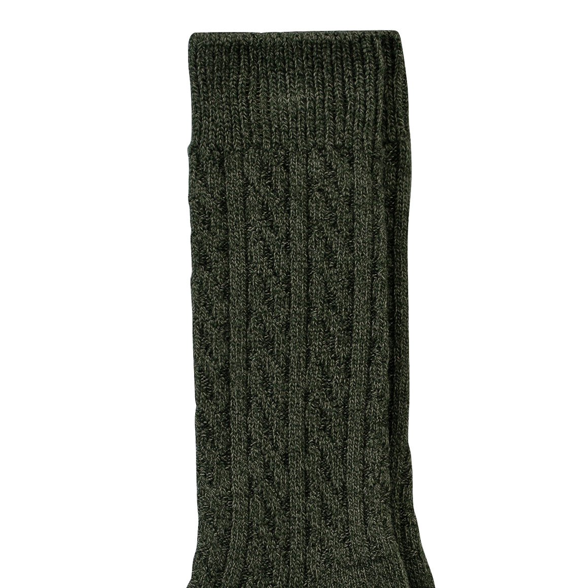1 Paar Herren Socken mit Zopfmuster