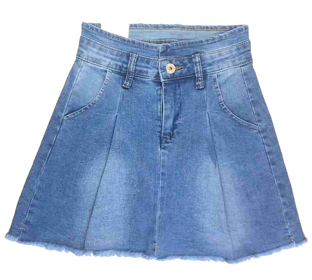 Girls Fashion Jeansrock Mädchen Jeansrock Mini Rock Minirock R062