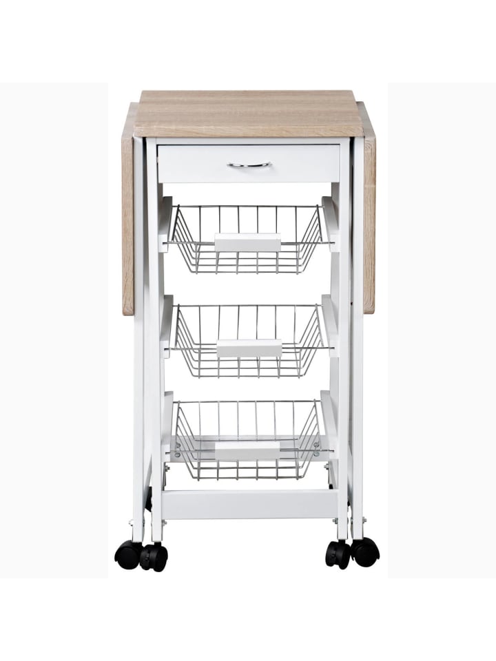 Kesper Küchenwagen in weiß günstig kaufen onesize